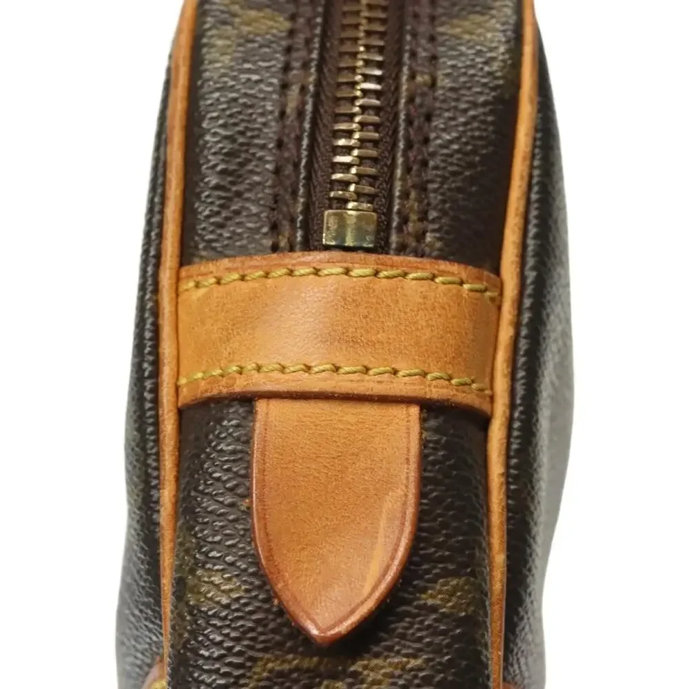 Louis Vuitton Monogram Marly Dragonne GM Clutch Bag Brown